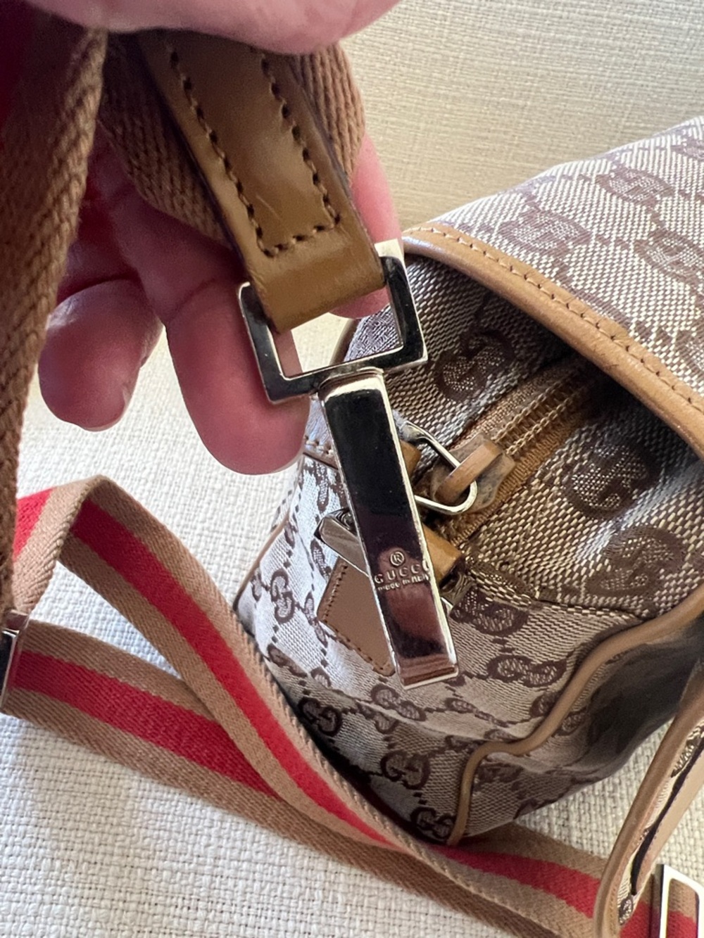 Gucci GG Canvas Front Flap Crossbody Bag - Picture 6 of 16